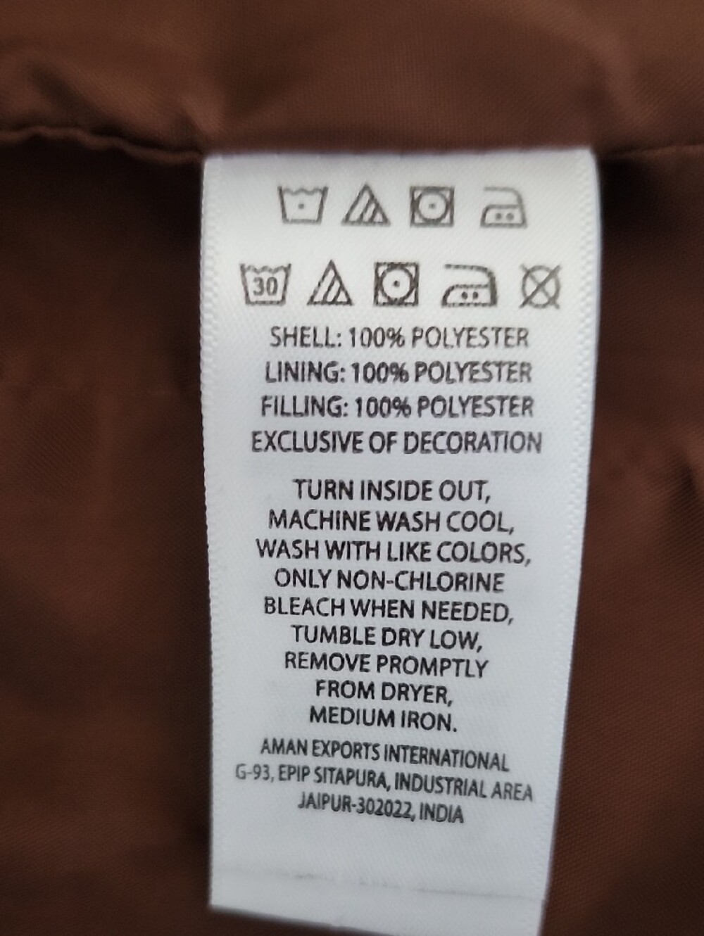 Tommy Bahama Two-Tone Brown & Camel Hooded Puffer Vest | M 7/8 - Picture 10 of 13
